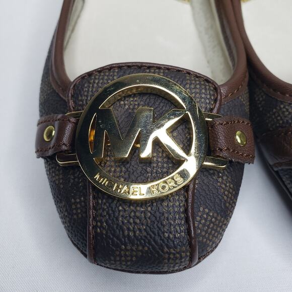 MICHAEL KORS Fulton Studded Logo Moccasin Women's Size US 5 M Brown - Picture 4 of 10